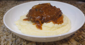 Hamburger steak and gravy recipe