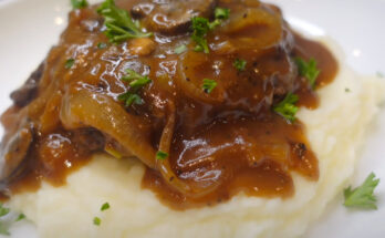 Hamburger steak and gravy recipe