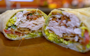 Chicken Caesar salad wrap recipe