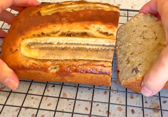 Banana bread without baking soda