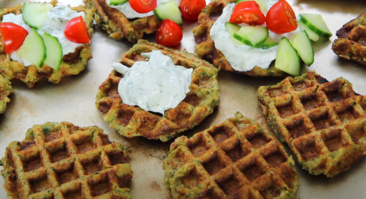 Falafel waffle recipe