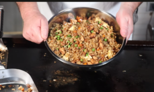 Chicken fried rice recipe Blackstone