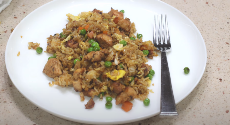 Chicken fried rice recipe Blackstone