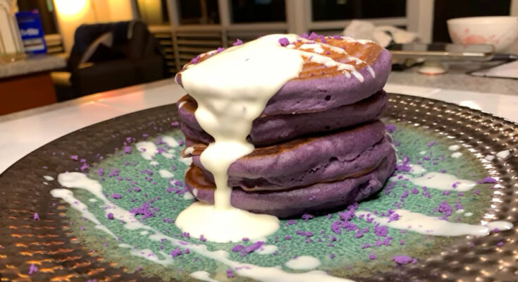 Ube pancake recipe