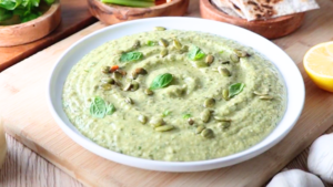 Pesto Hummus Recipe